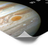 Planet Jupiter, Planetarium Event Adverteren Poster (Hoek)