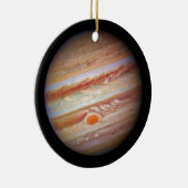PLANET JUPITER rode vlekkop op (zonnestelsel) ~ Keramisch Ornament (Rechts)