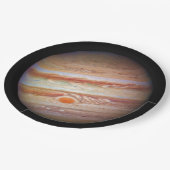 PLANET JUPITER rode vlekkop op (zonnestelsel) ~ Papieren Bordje (Gekanteld)