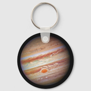 PLANET JUPITER rode vlekkop op (zonnestelsel) ~ Sleutelhanger