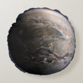 Planet Jupiter Rond Kussen (Voorkant)