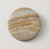 Planet Jupiter Ronde Button 5,7 Cm (Voorkant)