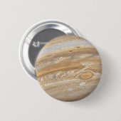Planet Jupiter Ronde Button 5,7 Cm (Voorkant /achterkant)