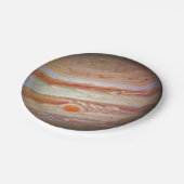 PLANET JUPITER - Rood spotje op (zonnestelsel) ~ Papieren Bordje (Gekanteld)
