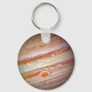 PLANET JUPITER - Rood spotje op (zonnestelsel) ~ Sleutelhanger