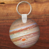 PLANET JUPITER - Rood spotje op (zonnestelsel) ~ Sleutelhanger (Voorkant)