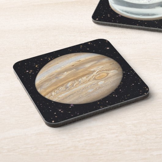 Planet Jupiter Starry Sky Bier Onderzetter (Linkerzijde)