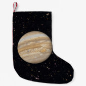 Planet Jupiter Starry Sky Kleine Kerstsok (Voorkant)
