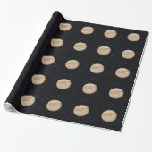 Planet Jupiter Starry Sky Wrapping Paper Cadeaupapier (Uitgerold)