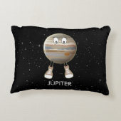 Planet Jupiter & Stars Accent Kussen (Achterkant)