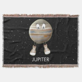 Planet Jupiter & Stars Deken (Voorkant)