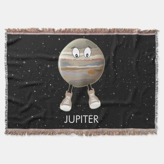 Planet Jupiter & Stars Deken (Voorkant)