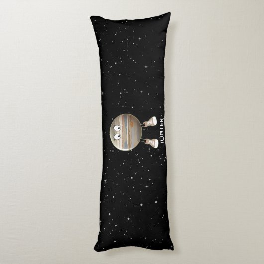 Planet Jupiter & Stars Lichaamskussen (Achterkant (Verticaal))