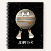 Planet Jupiter & Stars Notitieboek (Voorkant)