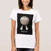 Planet Jupiter & Stars T-shirt (Voorkant)