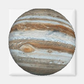 PLANET JUPITER ster achtergrond (zonnestelsel) ~ Magneet (Voorkant)