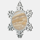 Planet Jupiter Tin Sneeuwvlok Ornament (Rechts)