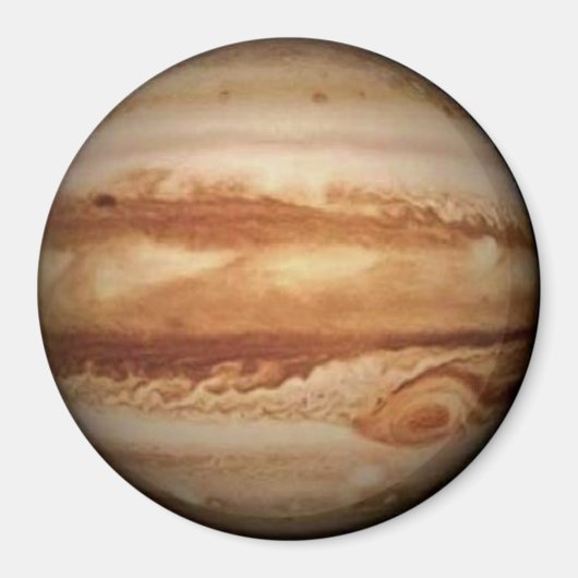 PLANET JUPITER (zonnestelsel) ~ Magneet (Voorkant)