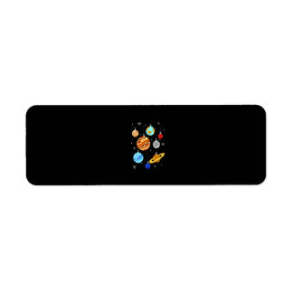 Planet Kerstversiers Colorful Funny Xmas Paj Etiket