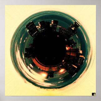 Planet LA - Afdrukken Poster