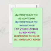 Planet Lament Briefkaart (Voorkant / Achterkant)