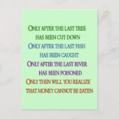 Planet Lament Briefkaart (Voorkant)