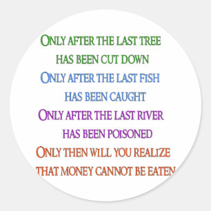 Planet Lament Ronde Sticker