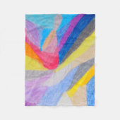 Planet Life Fleece Deken (Voorkant)