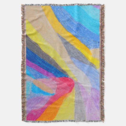 Planet Life Throw Blanket Deken (Voorkant Verticaal)