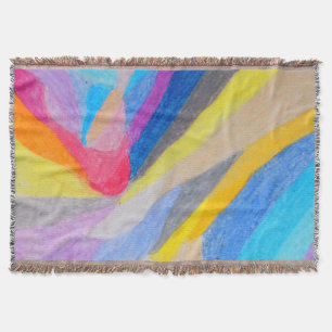 Planet Life Throw Blanket Deken