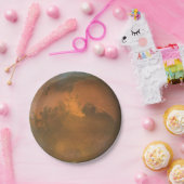 Planet Mars 7 in. Papieren Bordjes (Feest)