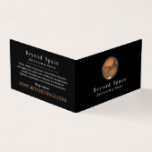 Planet Mars, Astronomeer, Astronomie Store Visitekaartje (Buitenkant)