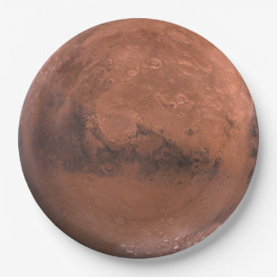 Planet Mars Astronomie Borden voor afneembaar papi Papieren Bordje