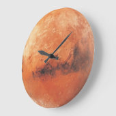 Planet Mars Astronomie-liefhebbers Wall Clock Grote Klok (Hoek)