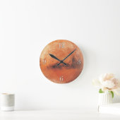 Planet Mars Astronomie-liefhebbers Wall Clock Ronde Klok (Huis)