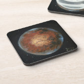 Planet Mars Bier Onderzetter (Linkerzijde)