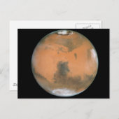 Planet Mars Briefkaart (Voorkant / Achterkant)