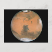 Planet Mars Briefkaart (Voorkant)