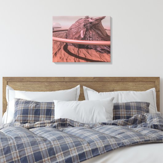 Planet Mars Canvas Afdruk (Insitu (Slaapkamer))