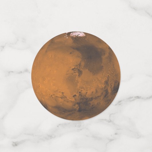 Planet Mars Confetti (Kleine voorkant)