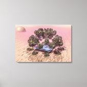 Planet Mars. Dawn Canvas Afdruk (Voorkant)