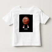 Planet Mars en sterren Kinder Shirts (Voorkant)