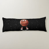 Planet Mars en sterren Lichaamskussen (Achterkant)