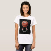 Planet Mars en sterren T-shirt (Voorkant volledig)