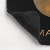 Planet Mars Full Oranje Uitzicht Mousepad Muismat (Hoek)