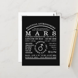 Planet Mars - Gedetailleerd astronomisch symbool Briefkaart