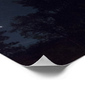 Planet Mars gezien van het Van Buren State Park, M Poster (Hoek)