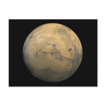 Planet Mars in het zonnestelsel NASA