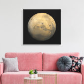 Planet Mars in het zonnestelsel NASA Canvas Afdruk (Insitu (Woonkamer))