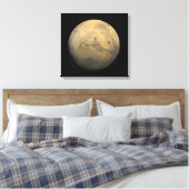 Planet Mars in het zonnestelsel NASA Canvas Afdruk (Insitu (Slaapkamer))
